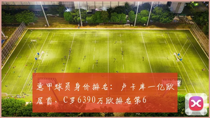 意甲球员身价排名：卢卡库一亿欧居首，C罗6390万欧排名第6